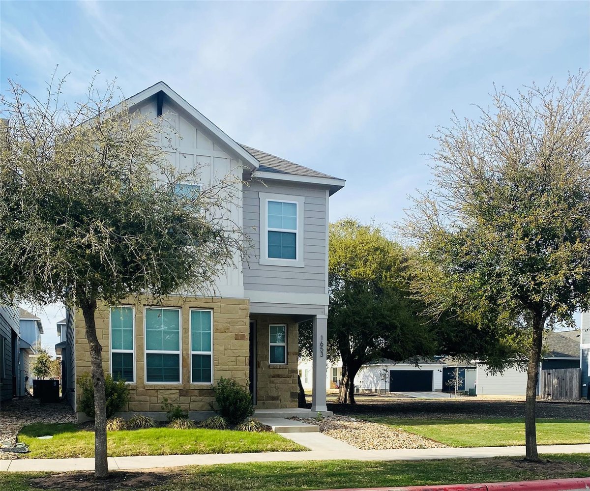 1653 Coral Sunrise Trl - front exterior - Luxury home in Retreat/Hero Way, Leander, TX
