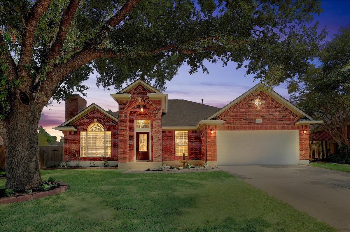 View 16611 Denise Dr in Meadows Brushy Creek 16611 Denise Dr - front exterior - Luxury home in Meadows Brushy Creek, Austin, TX