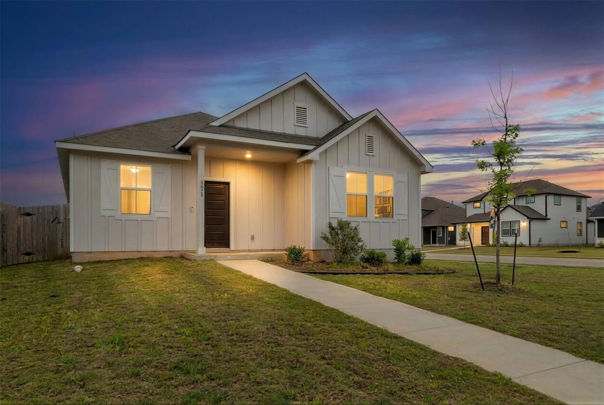 View 171 Acadia Dr in Paramount 171 Acadia Dr - front exterior - Luxury home in Paramount, Kyle, TX
