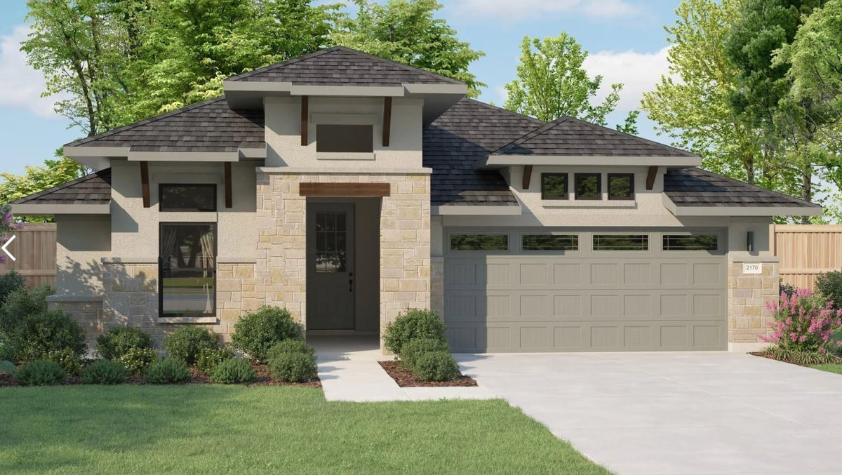 View 17100 Ammersee LN in Lakeside Meadows 17100 Ammersee LN - front exterior - Luxury home in Lakeside Meadows, Pflugerville, TX
