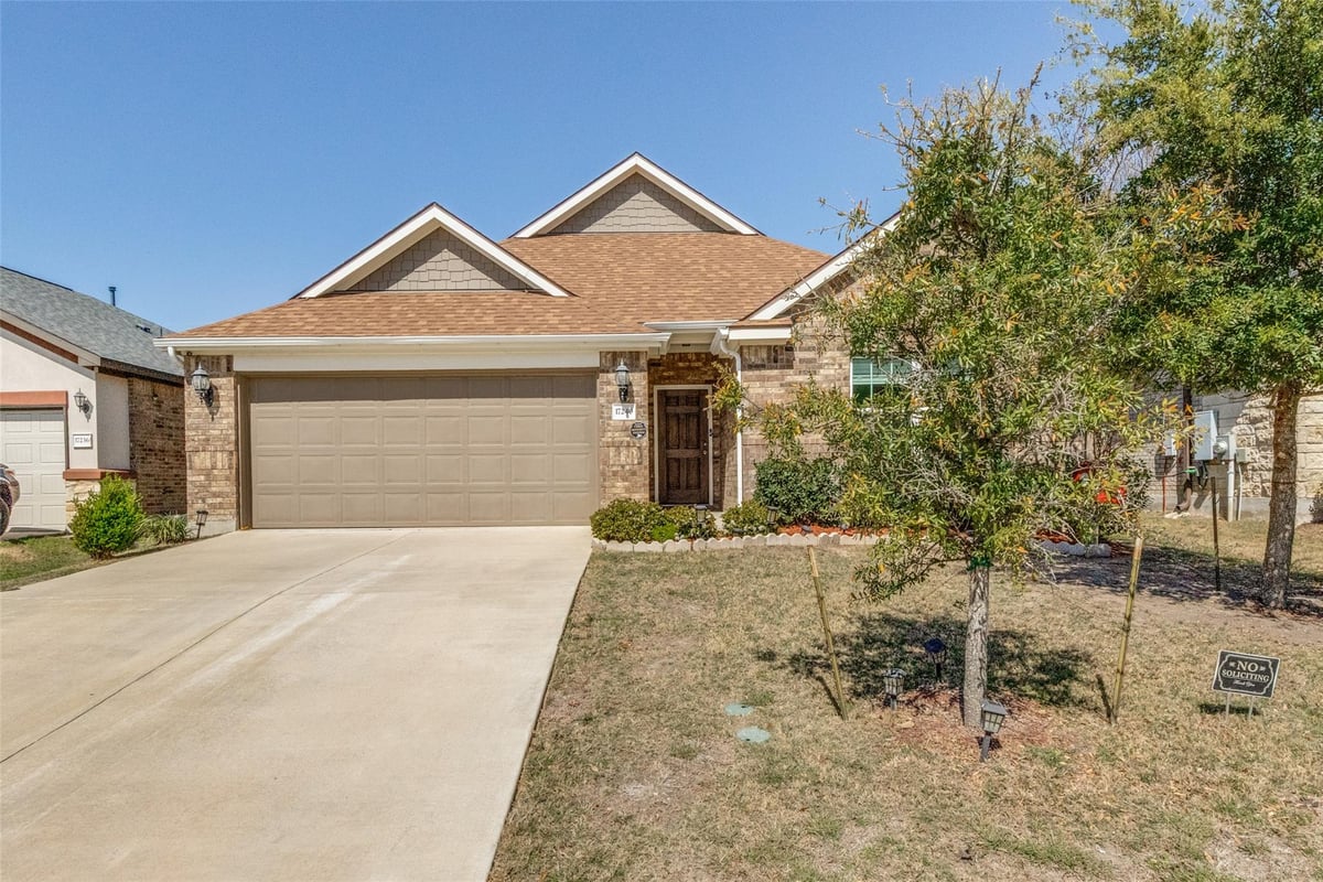 View 17240 Casanova Ave in Carmel 17240 Casanova Ave - front exterior - Luxury home in Carmel, Pflugerville, TX