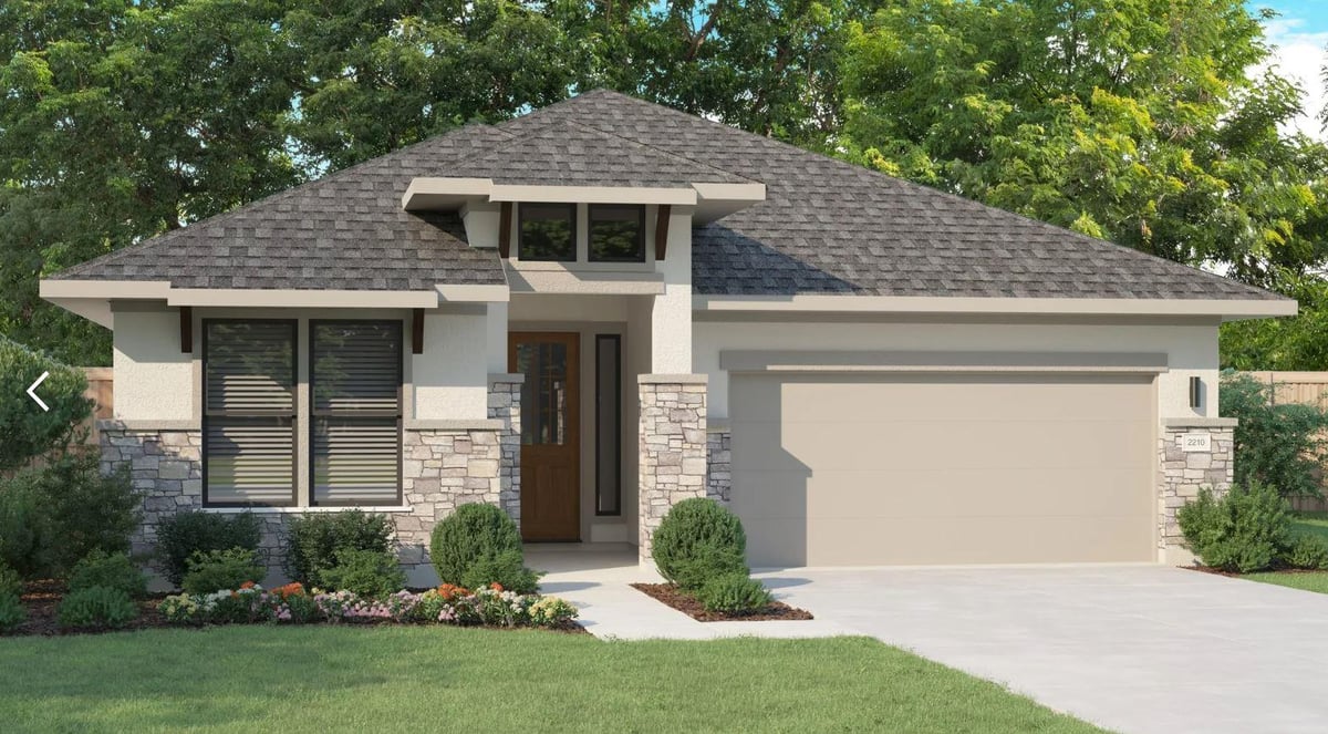View 17317 Ammersee LN in Lakeside Meadows 17317 Ammersee LN - front exterior - Luxury home in Lakeside Meadows, Pflugerville, TX