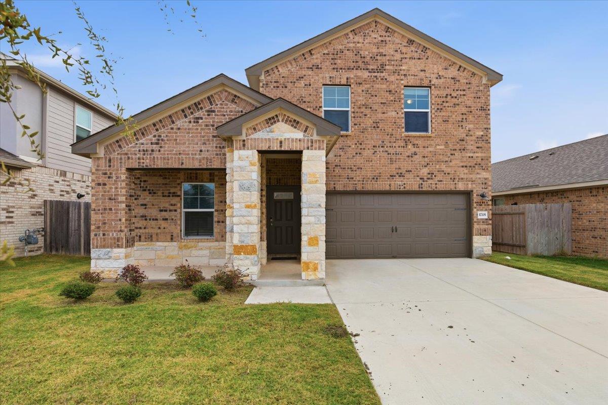 View 17705 Prairie Land Way in Shadowglen Ph 2 Secs 25-26 17705 Prairie Land Way - front exterior - Luxury home in Shadowglen Ph 2 Secs 25-26, Manor, TX
