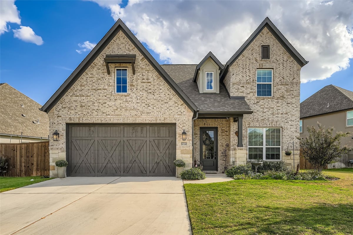 View 17721 Clairess LN in ShadowGlen 17721 Clairess LN - front exterior - Luxury home in ShadowGlen, Manor, TX