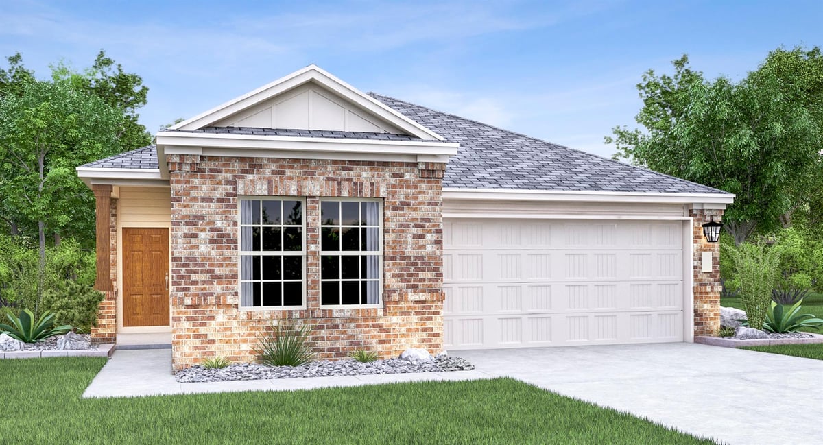 View 17802 Indigo Bunting Ln in Meadowlark Preserve 17802 Indigo Bunting Ln - front exterior - Luxury home in Meadowlark Preserve, Pflugerville, TX