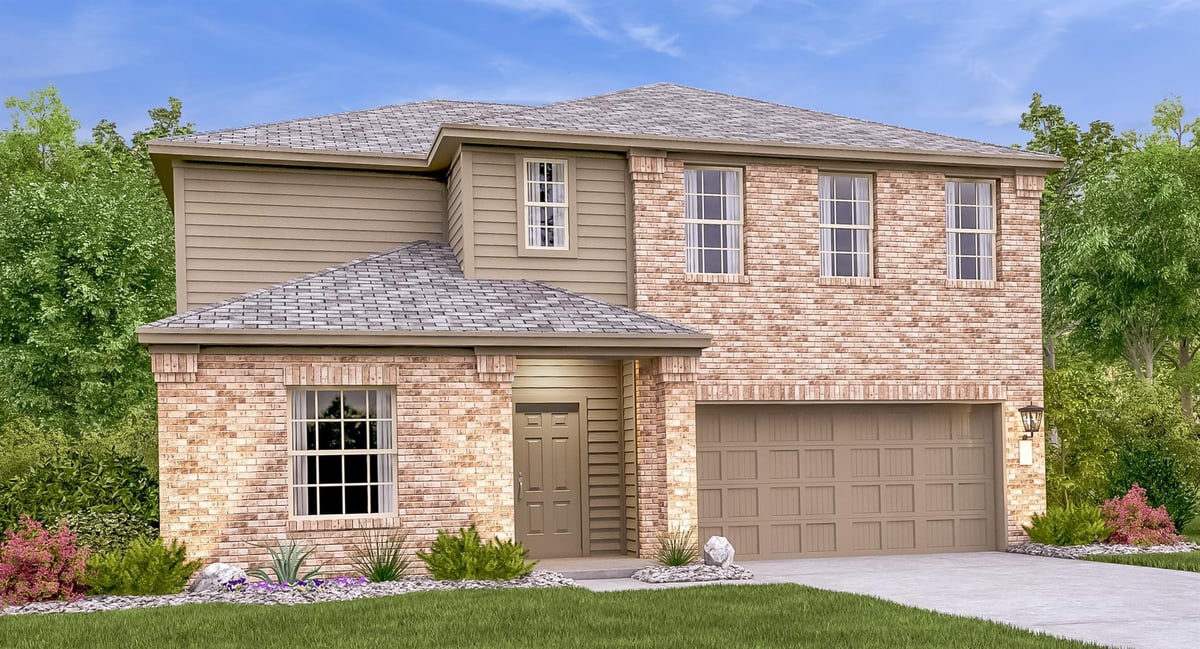 View 17803 Wren's Nest Way in Meadowlark Preserve 17803 Wren's Nest Way - front exterior - Luxury home in Meadowlark Preserve, Pflugerville, TX
