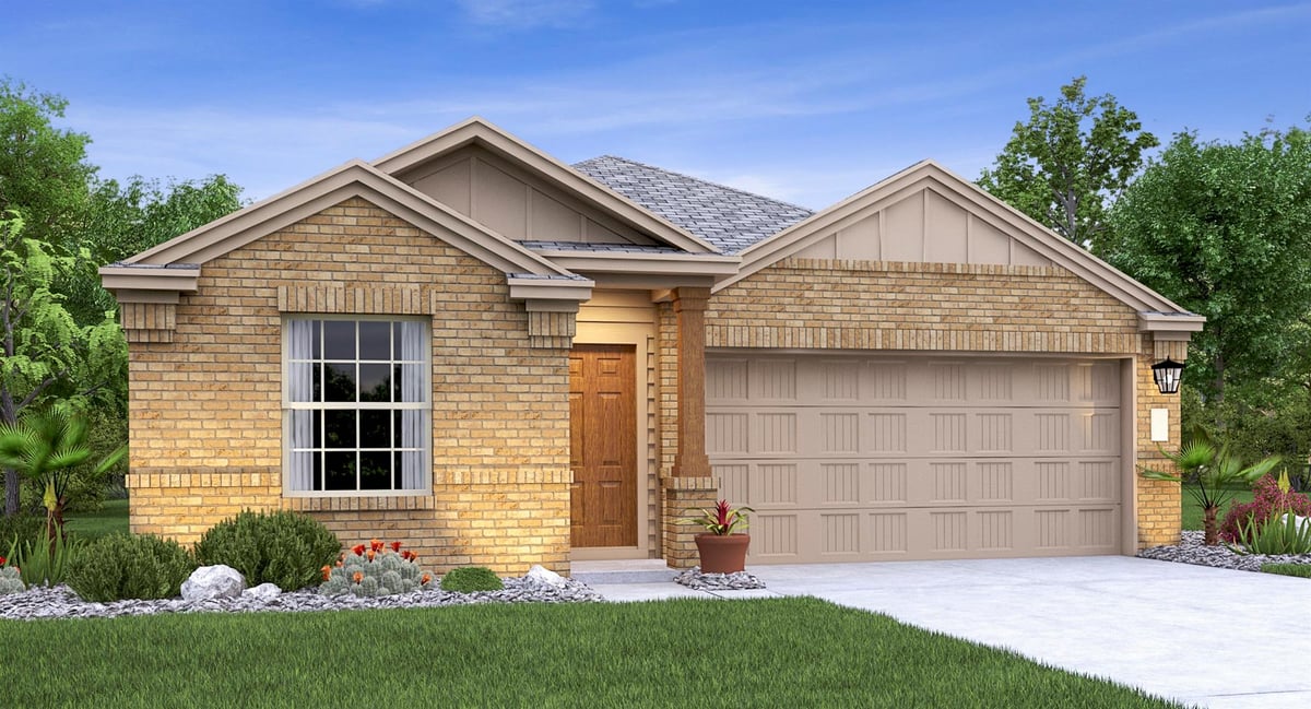 View 17804 Indigo Bunting LN in Meadowlark Preserve 17804 Indigo Bunting LN - front exterior - Luxury home in Meadowlark Preserve, Pflugerville, TX