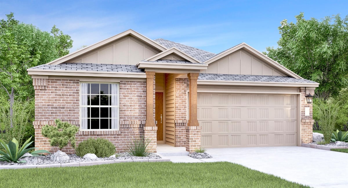 View 17812 Indigo Bunting Ln in Meadowlark Preserve 17812 Indigo Bunting Ln - front exterior - Luxury home in Meadowlark Preserve, Pflugerville, TX