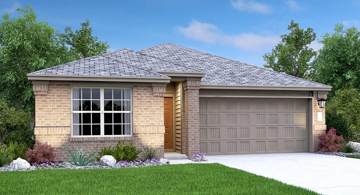 View 17904 Nashville Warbler Rd in Meadowlark Preserve 17904 Nashville Warbler Rd - front exterior - Luxury home in Meadowlark Preserve, Pflugerville, TX