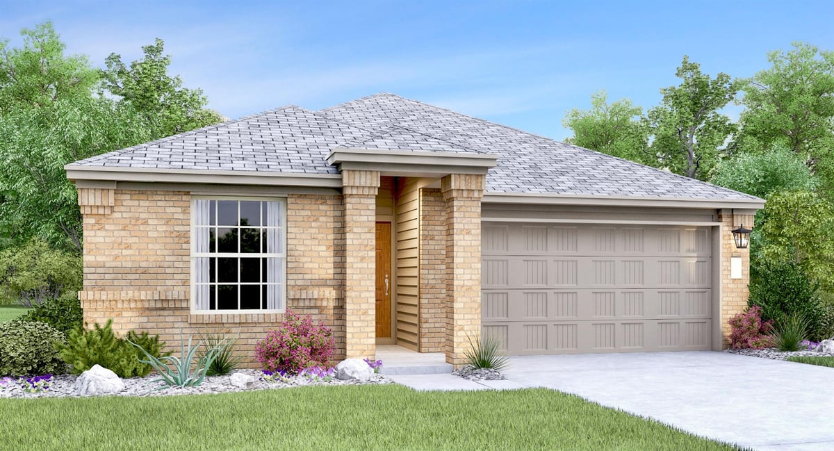 View 17906 Nashville Warbler Rd in Meadowlark Preserve 17906 Nashville Warbler Rd - front exterior - Luxury home in Meadowlark Preserve, Pflugerville, TX