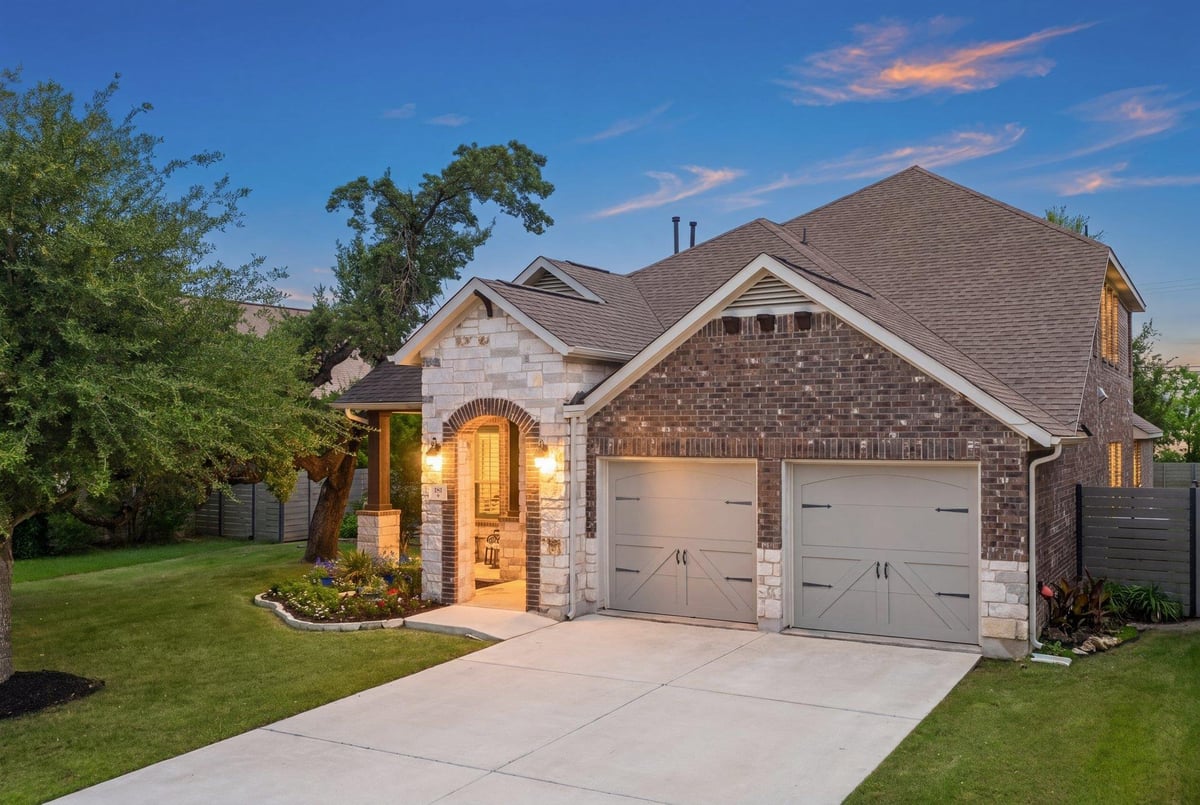 181 Belford ST - front exterior - Luxury home in Wolf Ranch, Georgetown, TX