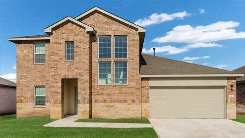 View 1820 LAZY ACRES St in Rosenbusch Ranch 1820 LAZY ACRES St - front exterior - Luxury home in Rosenbusch Ranch, Leander, TX