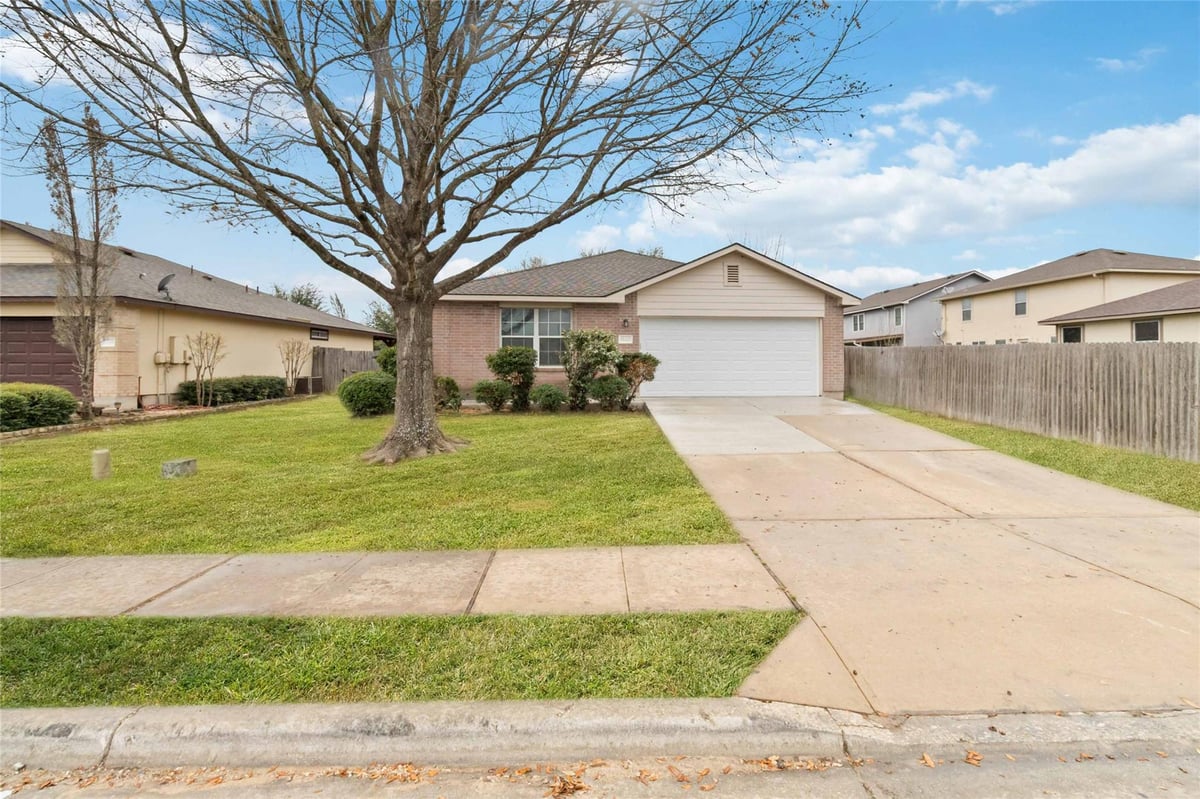 View 18320 Maxa DR in Greenbury Ph 01-A 18320 Maxa DR - front exterior - Luxury home in Greenbury Ph 01-A, Manor, TX