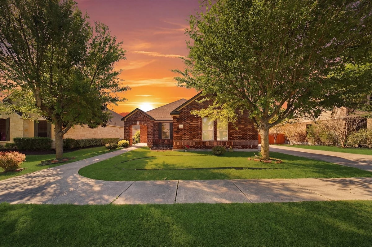 View 18417 Star Gazer WAY in Spring Trails Ph 01 18417 Star Gazer WAY - front exterior - Luxury home in Spring Trails Ph 01, Pflugerville, TX