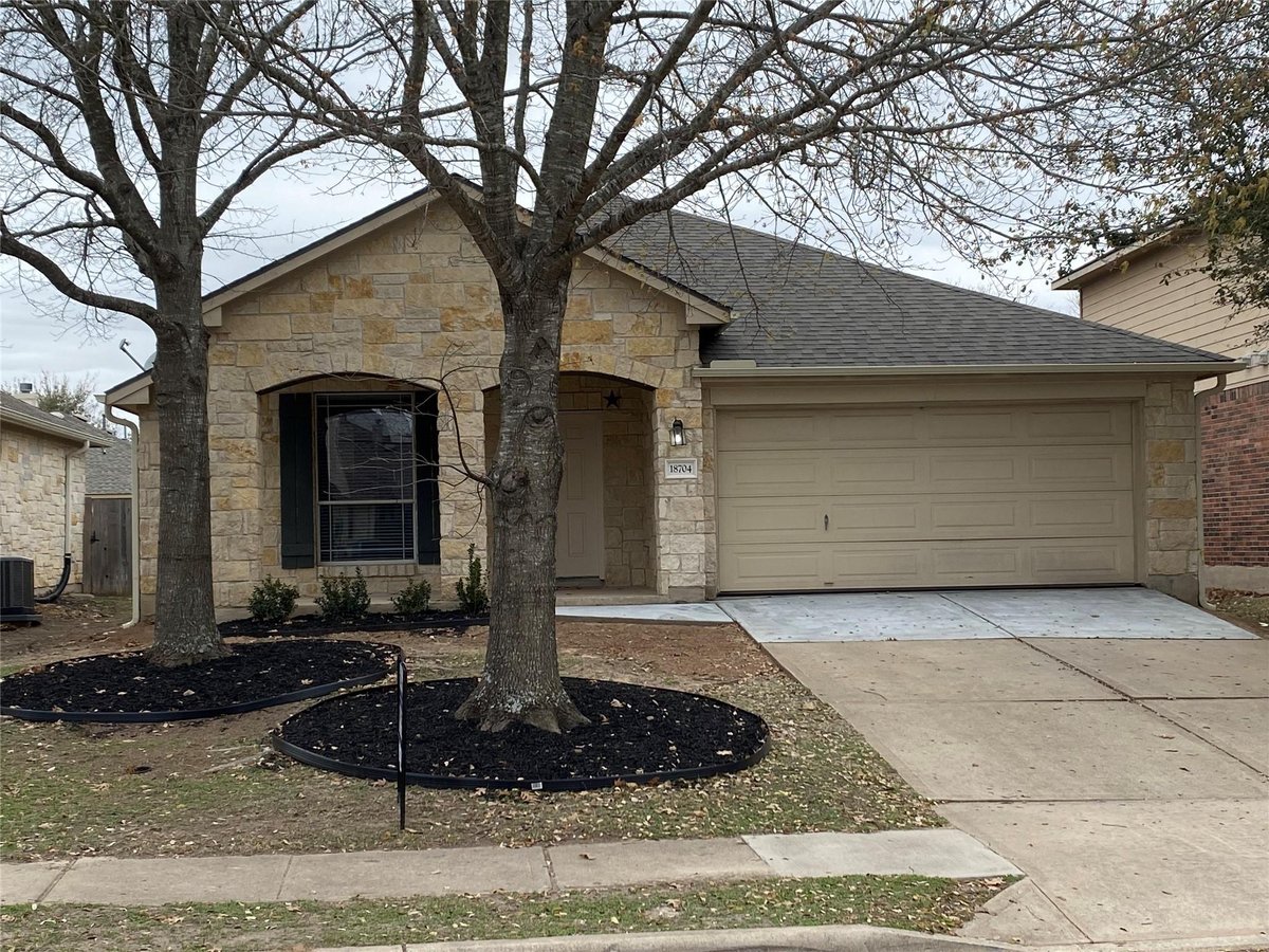 View 18704 Dry Pond DR in Villages of Hidden Lake 18704 Dry Pond DR - front exterior - Luxury home in Villages of Hidden Lake, Pflugerville, TX
