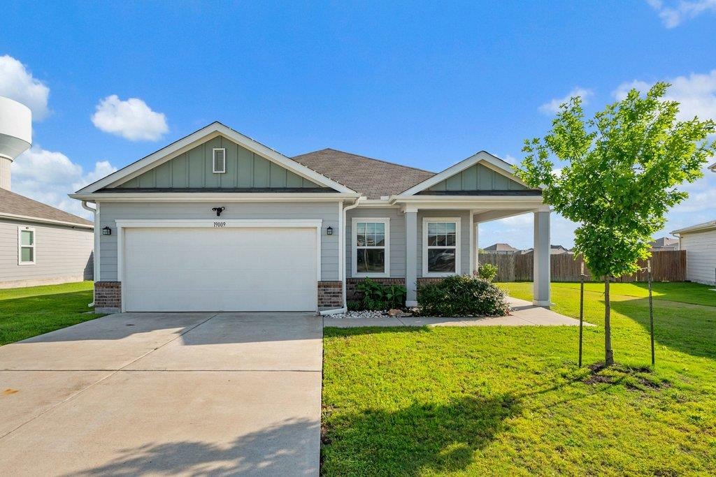 View 19009 Nathan Scott Way in Presidential Heights Phs 3 19009 Nathan Scott Way - front exterior - Luxury home in Presidential Heights Phs 3, Manor, TX