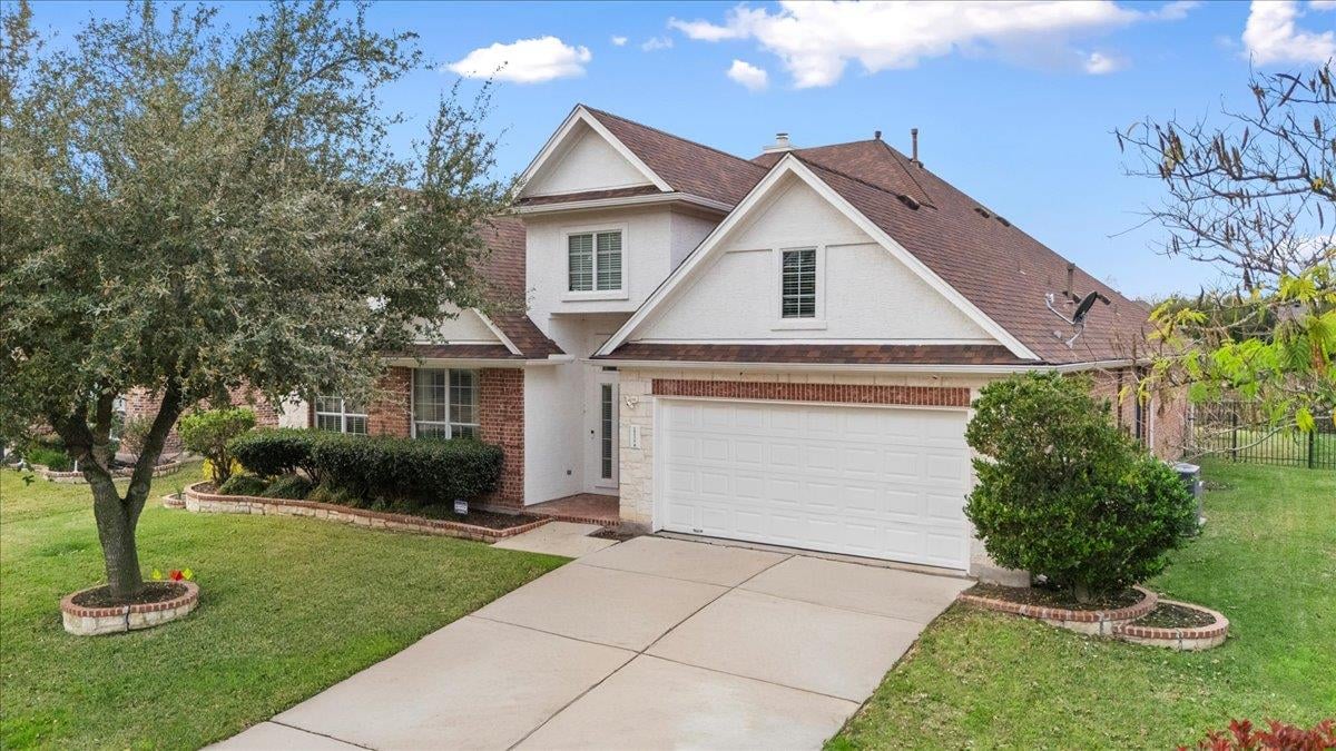 View 19536 Vilamoura St in Fairways Blackhawk Ph 04 19536 Vilamoura St - front exterior - Luxury home in Fairways Blackhawk Ph 04, Pflugerville, TX