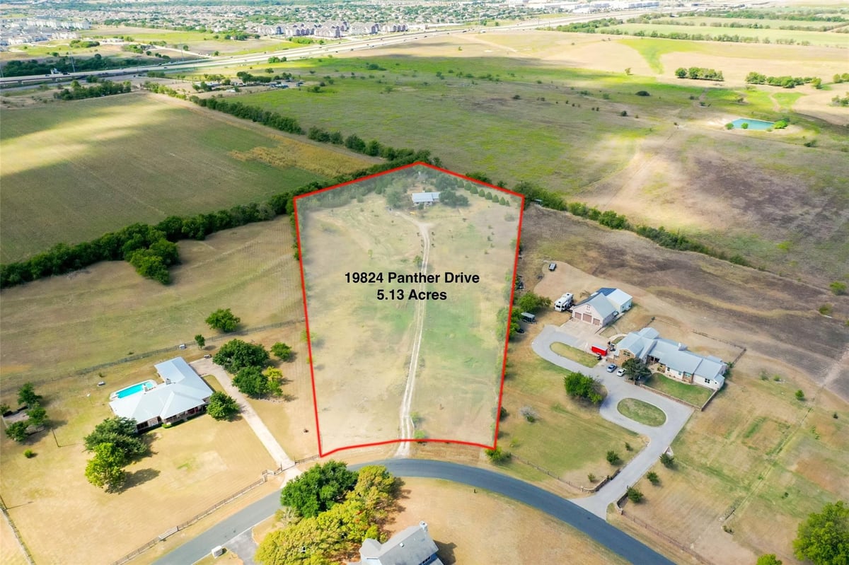 View 19824 Panther Dr in Pflugerville Acres 02 Ph 01 19824 Panther Dr - aerial view with 19824 Panther Dr in Pflugerville - Luxury home in Pflugerville Acres 02 Ph 01, Pfluger...