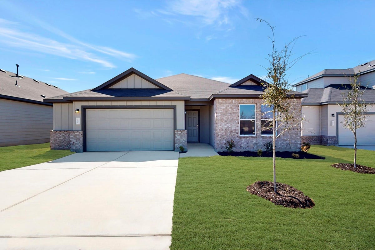 View 19905 Hirono DR in Carillon 19905 Hirono DR - front exterior - Luxury home in Carillon, Manor, TX