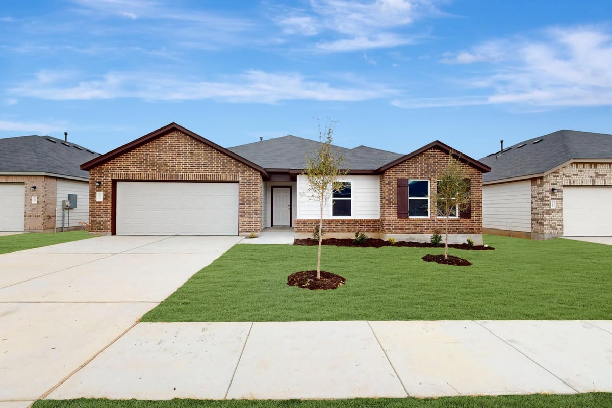 View 19917 Schatz WAY in Carillon 19917 Schatz WAY - front exterior - Luxury home in Carillon, Manor, TX