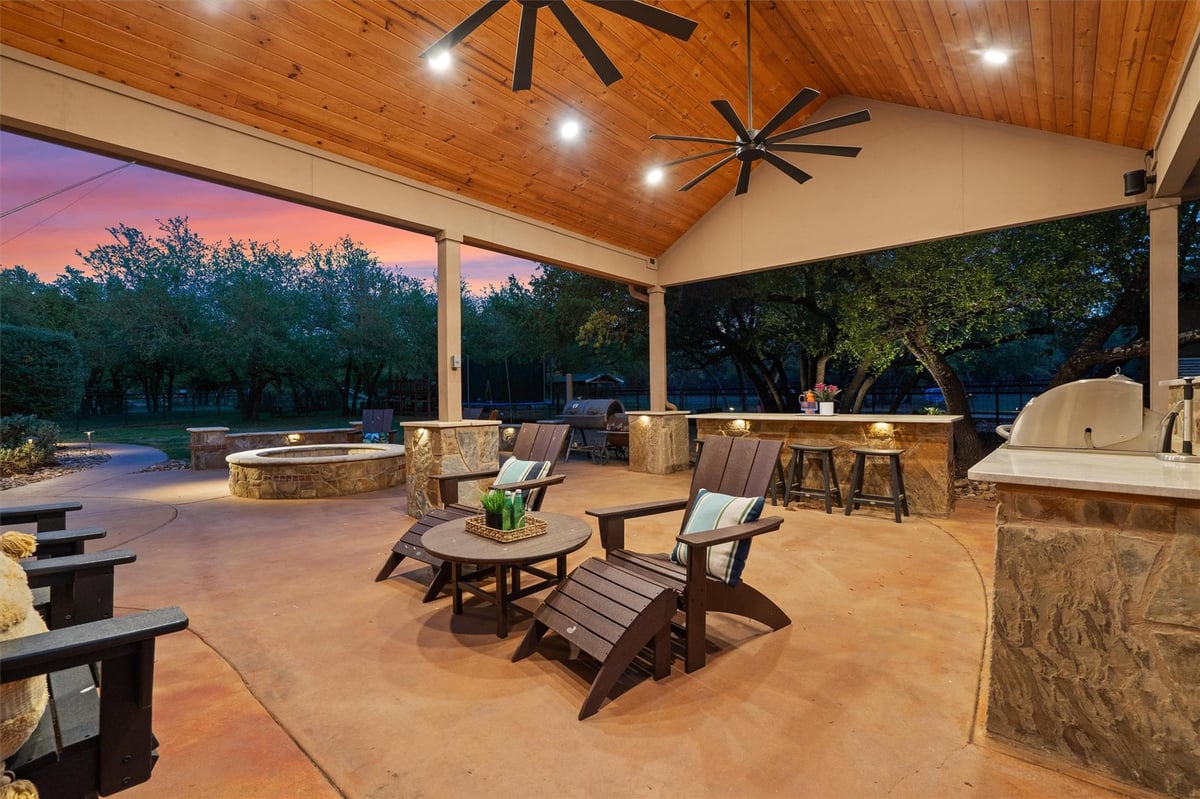 View 200 Little River RD in Rebecca Burleson Surv Abs #52 200 Little River RD - front exterior - Luxury home in Rebecca Burleson Surv Abs #52, Liberty Hill, TX