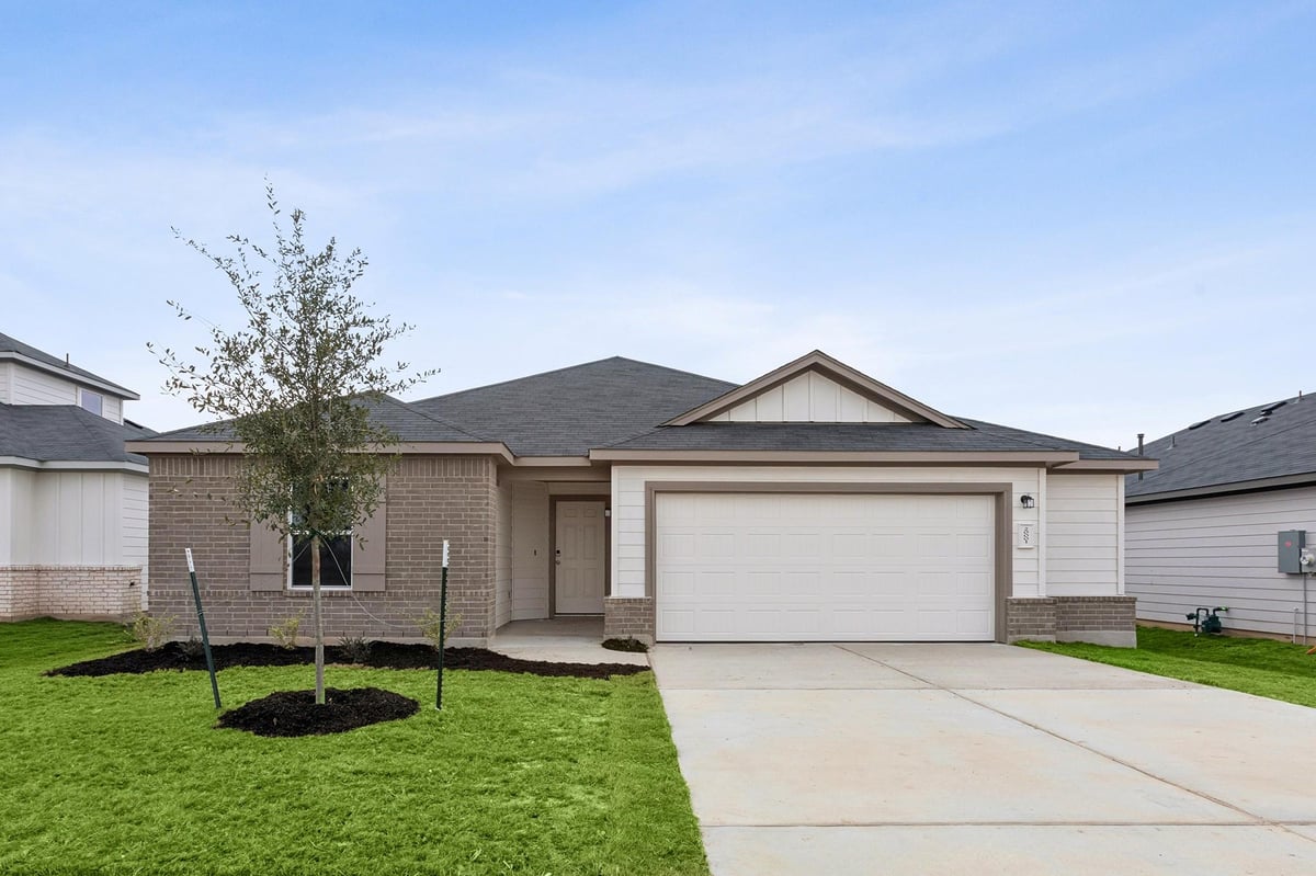 View 20001 Hirono DR in Carillon 20001 Hirono DR - front exterior - Luxury home in Carillon, Manor, TX