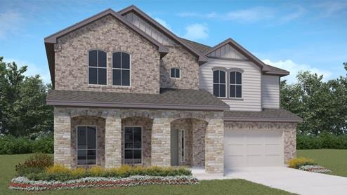 View 2004 Crooked Creek St in ROSENBUSCH RANCH 2004 Crooked Creek St - front exterior - Luxury home in ROSENBUSCH RANCH, Leander, TX