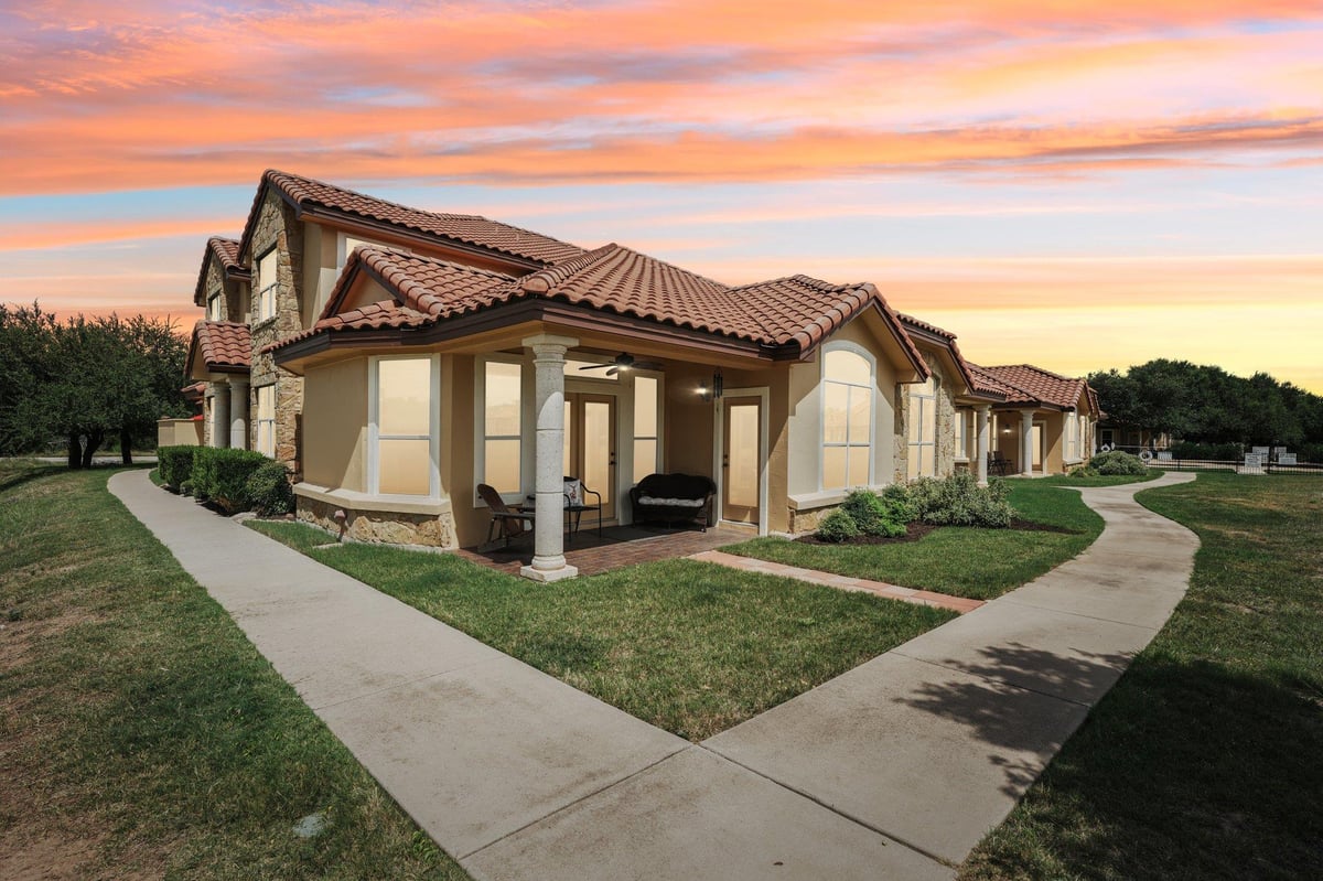 View 2010 American DR Unit #2 in Lago Vista Villas Condominiums 2010 American DR Unit #2 - front exterior - Luxury home in Lago Vista Villas Condominiums, Lago Vista, TX