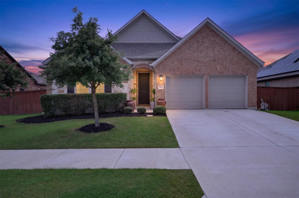 View 2013 Waterview Rd in Oaks at San Gabriel 2013 Waterview Rd - front exterior - Luxury home in Oaks at San Gabriel, Georgetown, TX