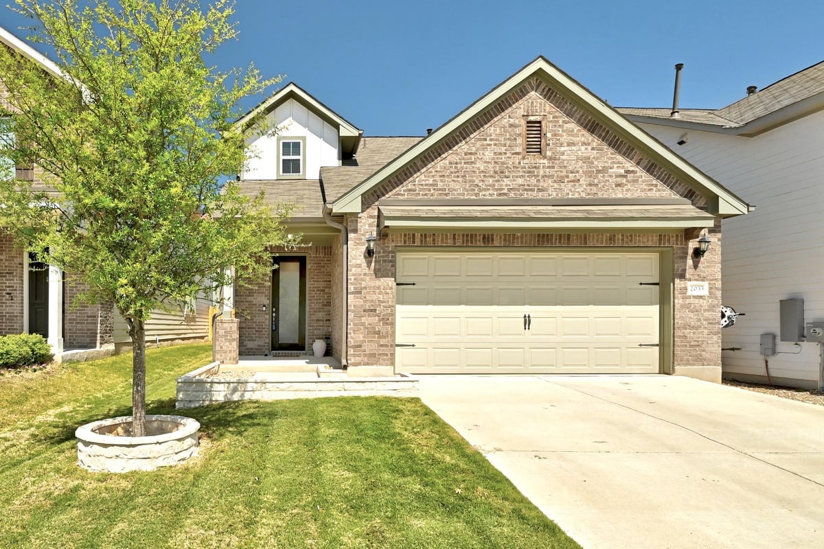 View 2033 Winston Way in Mockingbird Park 2033 Winston Way - front exterior - Luxury home in Mockingbird Park, Leander, TX
