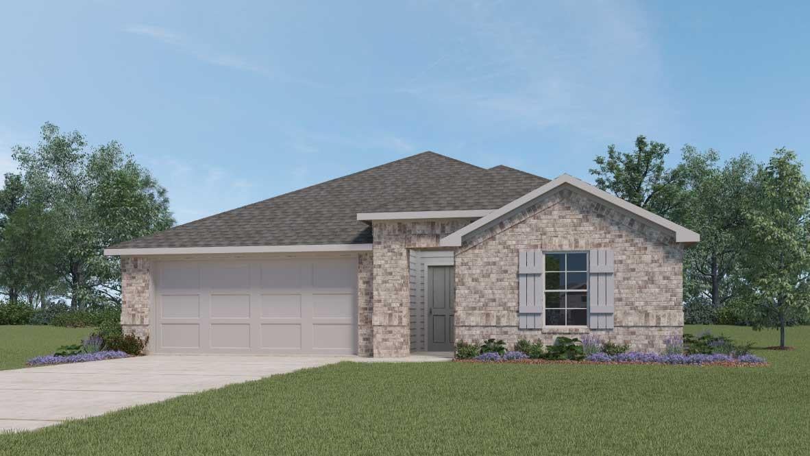 View 20336 TUBERVILLE Ln in CARILLON 20336 TUBERVILLE Ln - front exterior - Luxury home in CARILLON, Manor, TX