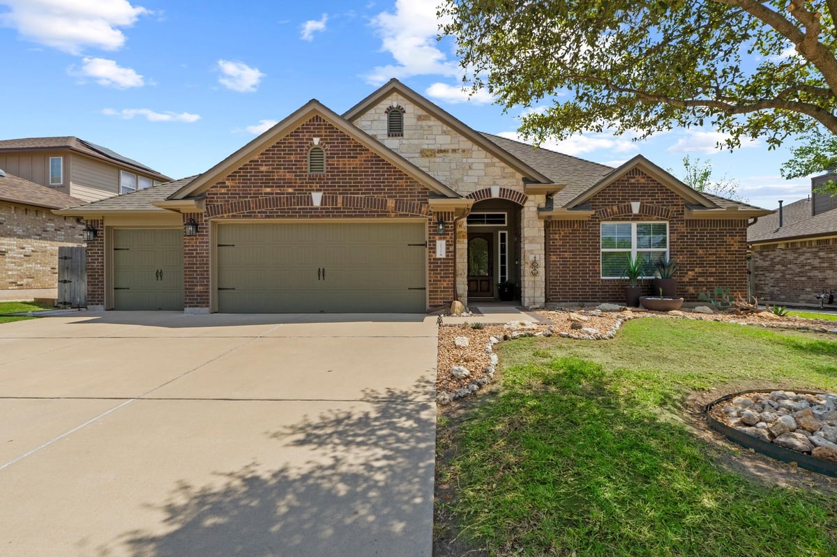 View 20525 Jackies Ranch Blvd in Park At Blackhawk 02 Ph 2B 20525 Jackies Ranch Blvd - front exterior - Luxury home in Park At Blackhawk 02 Ph 2B, Pflugerville, TX