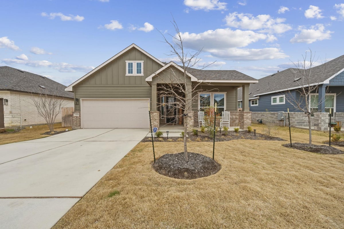 View 20804 Rowston Manor LN in Manor Heights Ph 3 Sec 2 20804 Rowston Manor LN - front exterior - Luxury home in Manor Heights Ph 3 Sec 2, Manor, TX