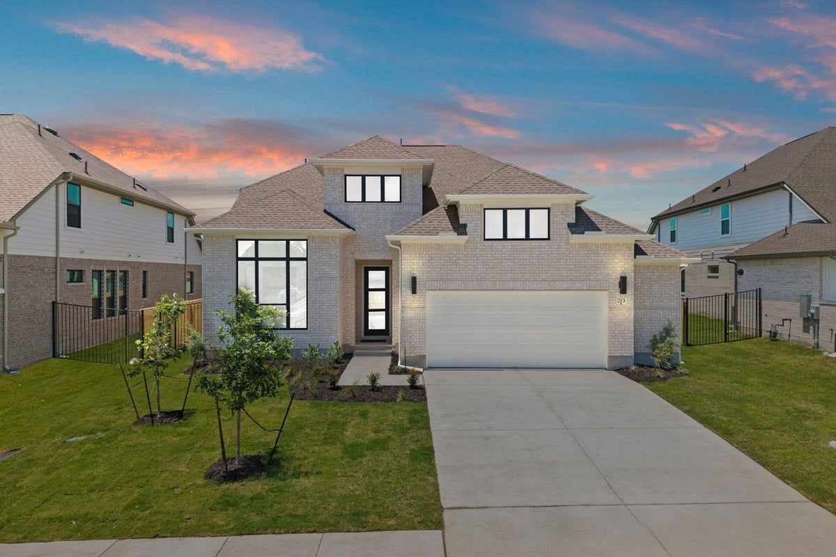 View 213 Pacific Grove CIR in Santa Rita Ranch Ph 7B Sec 3 - 60 213 Pacific Grove CIR - front exterior - Luxury home in Santa Rita Ranch Ph 7B Sec 3 - 60, Liberty Hill, TX