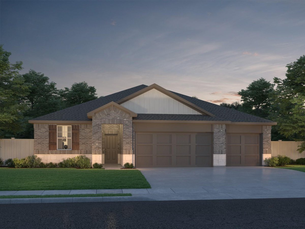 View 218 Divisadero Dr in Prairie Winds 218 Divisadero Dr - front exterior - Luxury home in Prairie Winds, Hutto, TX