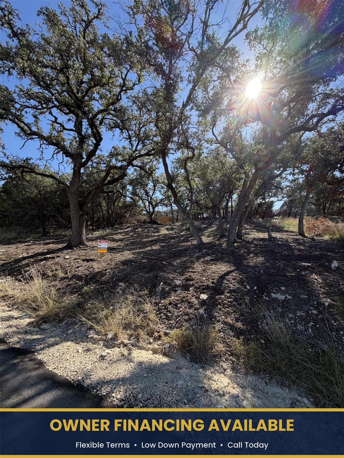 21801 McAllister Cir - front exterior - Luxury lot in Highland Lake Estates Sec 29, Lago Vista, TX
