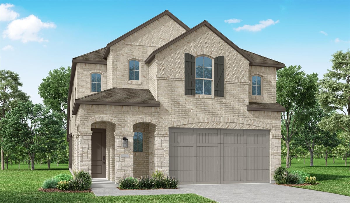 View 220 Menlo Bnd in Santa Rita Ranch 220 Menlo Bnd - front exterior - Luxury home in Santa Rita Ranch, Liberty Hill, TX