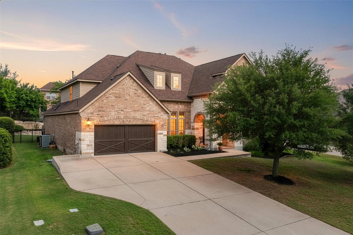 View 2236 Ambush CYN in Fairways At Crystal Falls 2236 Ambush CYN - front exterior - Luxury home in Fairways At Crystal Falls, Leander, TX