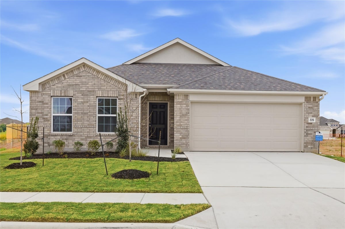 View 226 Bellie Ln in Infinity Square 226 Bellie Ln - front exterior - Luxury home in Infinity Square, Kyle, TX