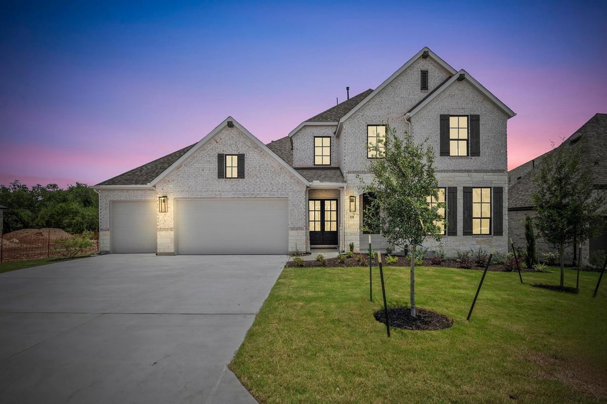 View 228 Trickling Brook Rd in Parten 75s 228 Trickling Brook Rd - front exterior - Luxury home in Parten 75s, Austin, TX