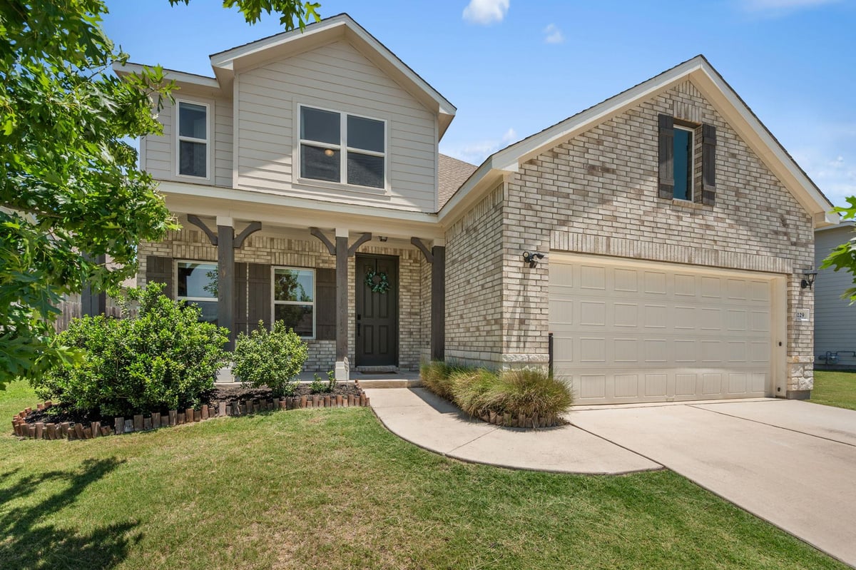 View 229 Long Canyon LN in Morningstar Ph 3 Sec 3 229 Long Canyon LN - front exterior - Luxury home in Morningstar Ph 3 Sec 3, Georgetown, TX