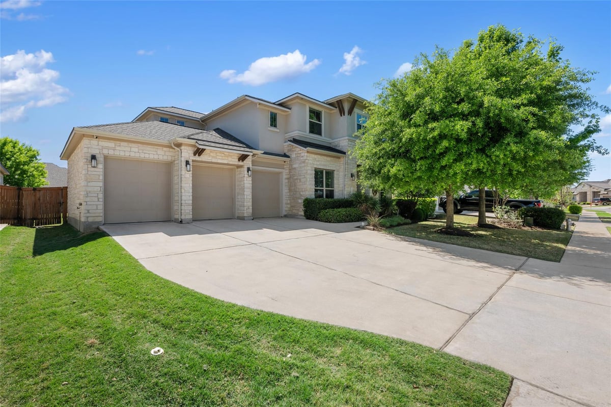 View 2308 Belen DR in Palmera Ridge 2308 Belen DR - front exterior - Luxury home in Palmera Ridge, Leander, TX