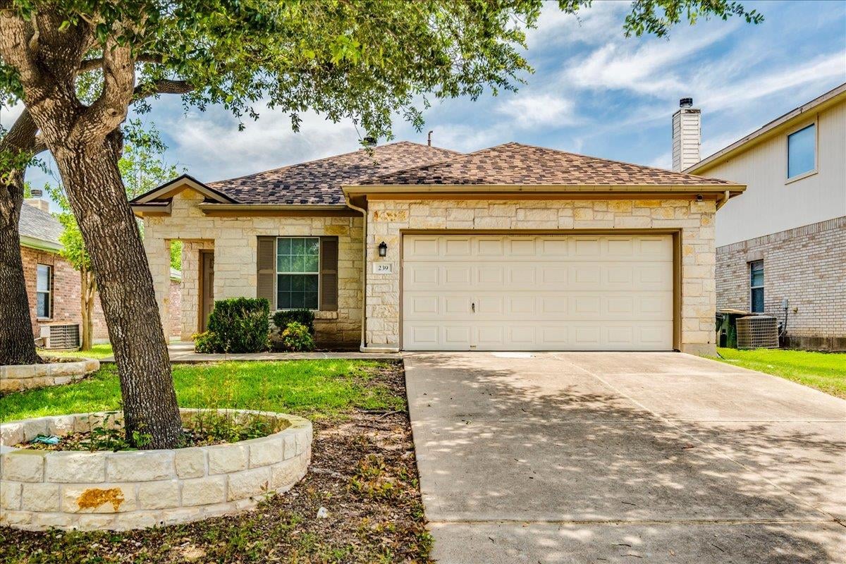 View 239 Dark Horse LN in Shadow Creek Ph 1 Sec 2 239 Dark Horse LN - front exterior - Luxury home in Shadow Creek Ph 1 Sec 2, Buda, TX
