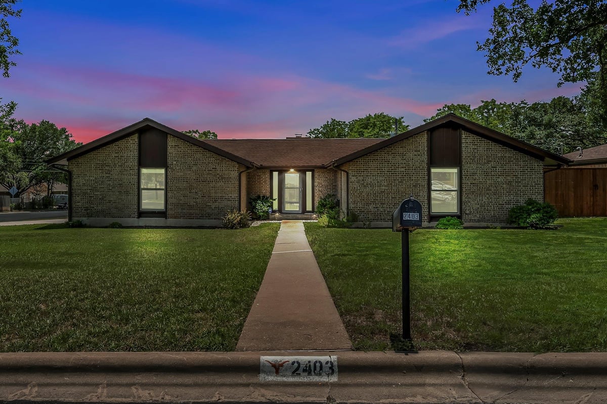 View 2403 N Shields Dr in North Shields Sec 01 2403 N Shields Dr - front exterior - Luxury home in North Shields Sec 01, Austin, TX