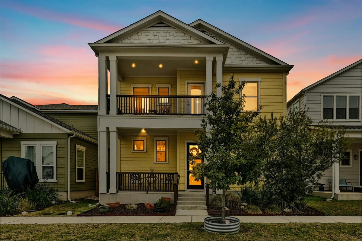 View 2513 McBee St in Mueller Sec 10A 2513 McBee St - front exterior - Luxury home in Mueller Sec 10A, Austin, TX
