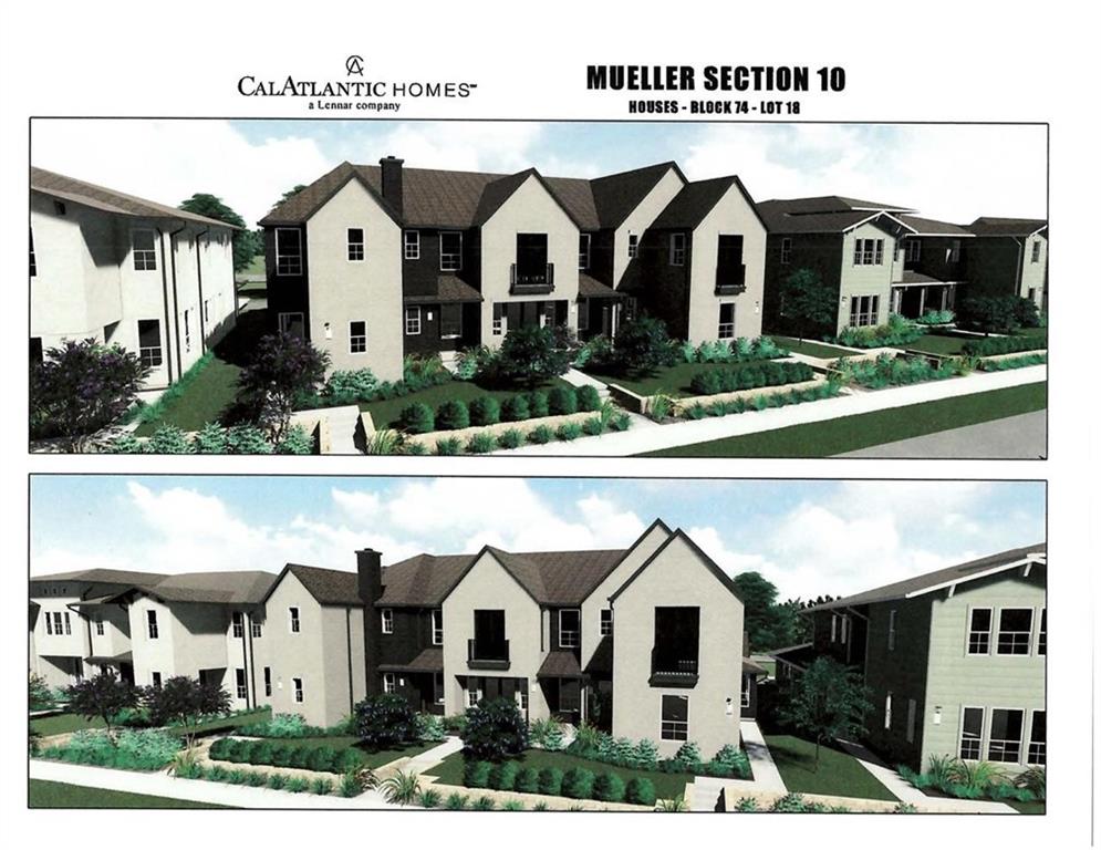 View 2516 Simond Ave Unit #D in Mueller House II Condominiums 2516 Simond Ave Unit #D - front exterior - Luxury home in Mueller House II Condominiums, Austin, TX