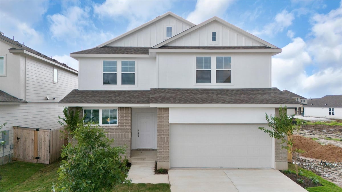 View 25612 Wheat Seed Ln in Briarwood 25612 Wheat Seed Ln - front exterior - Luxury home in Briarwood, Elgin, TX