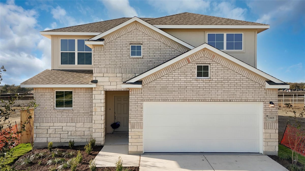 View 25628 Wheat Seed Ln in Briarwood 25628 Wheat Seed Ln - front exterior - Luxury home in Briarwood, Elgin, TX
