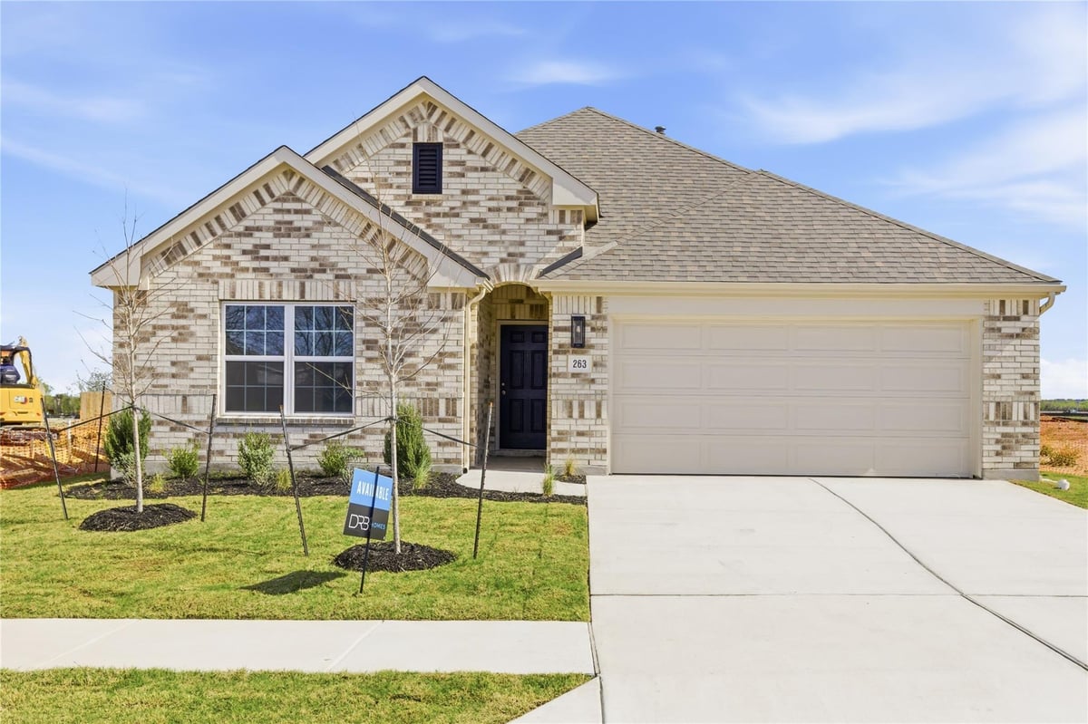 View 263 Oriole St in Infinity Square 263 Oriole St - front exterior - Luxury home in Infinity Square, Kyle, TX