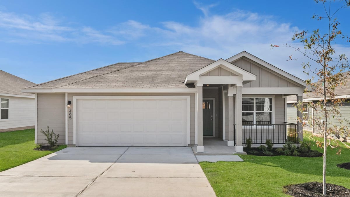 View 265 Balmorehea St in TALAVERA 265 Balmorehea St - front exterior - Luxury home in TALAVERA, Kyle, TX